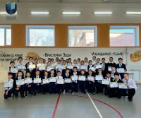 5–6 және 7–8 сынып оқушылары арасында жалпы білім беретін пәндер бойынша республикалық олимпиаданың аудандық кезеңінің жеңімпаздары марапатталды.